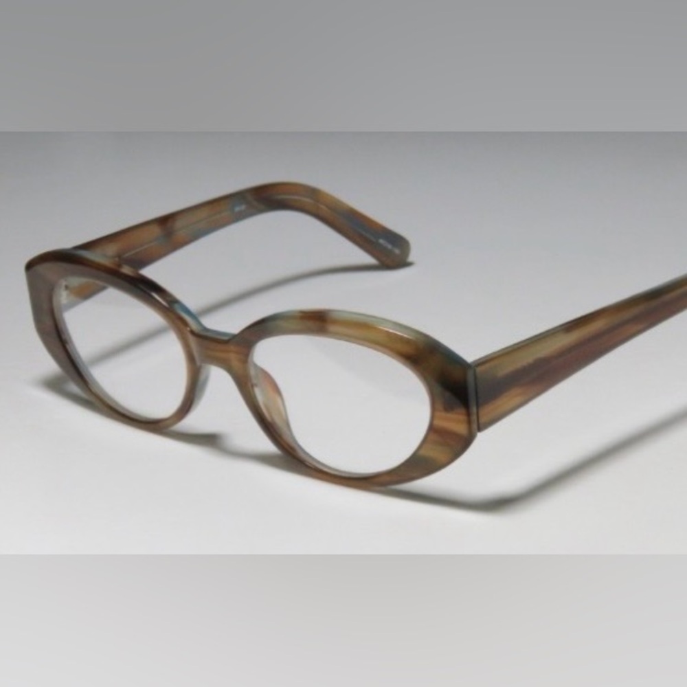 ELIZABETH AND JAMES MYRTLE EYEGLASSES~ EUC~ 49-18-145 ~ BR02 BROWN